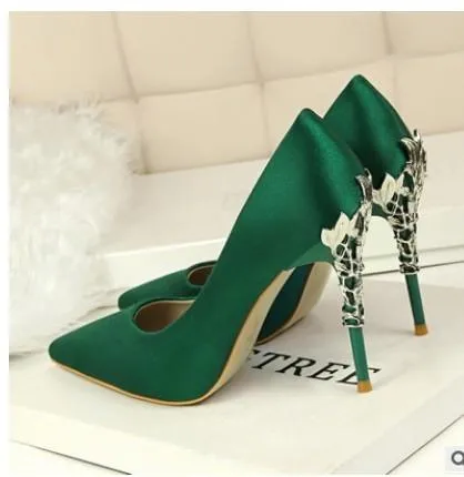 Stiletto Wedding Luxury Satin Shoe