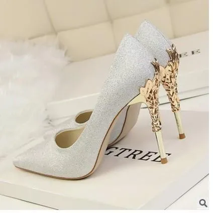 Stiletto Wedding Luxury Satin Shoe