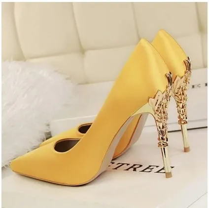Stiletto Wedding Luxury Satin Shoe
