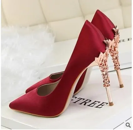 Stiletto Wedding Luxury Satin Shoe