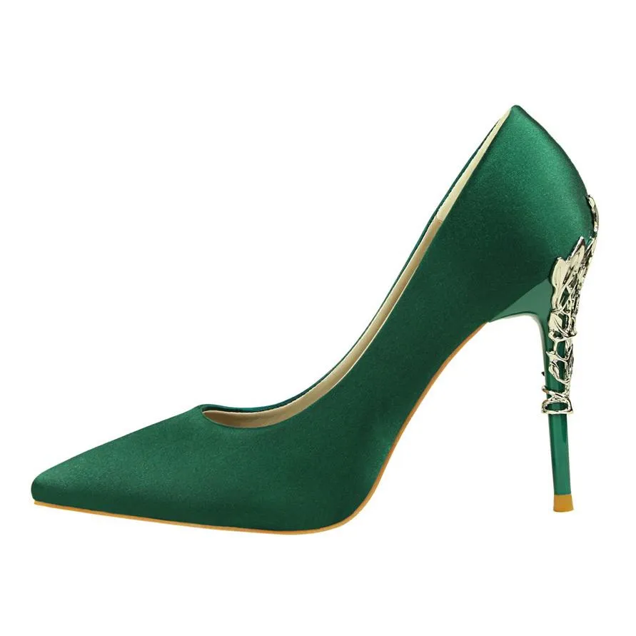 Stiletto Wedding Luxury Satin Shoe
