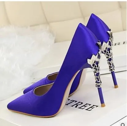 Stiletto Wedding Luxury Satin Shoe