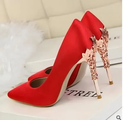 Stiletto Wedding Luxury Satin Shoe
