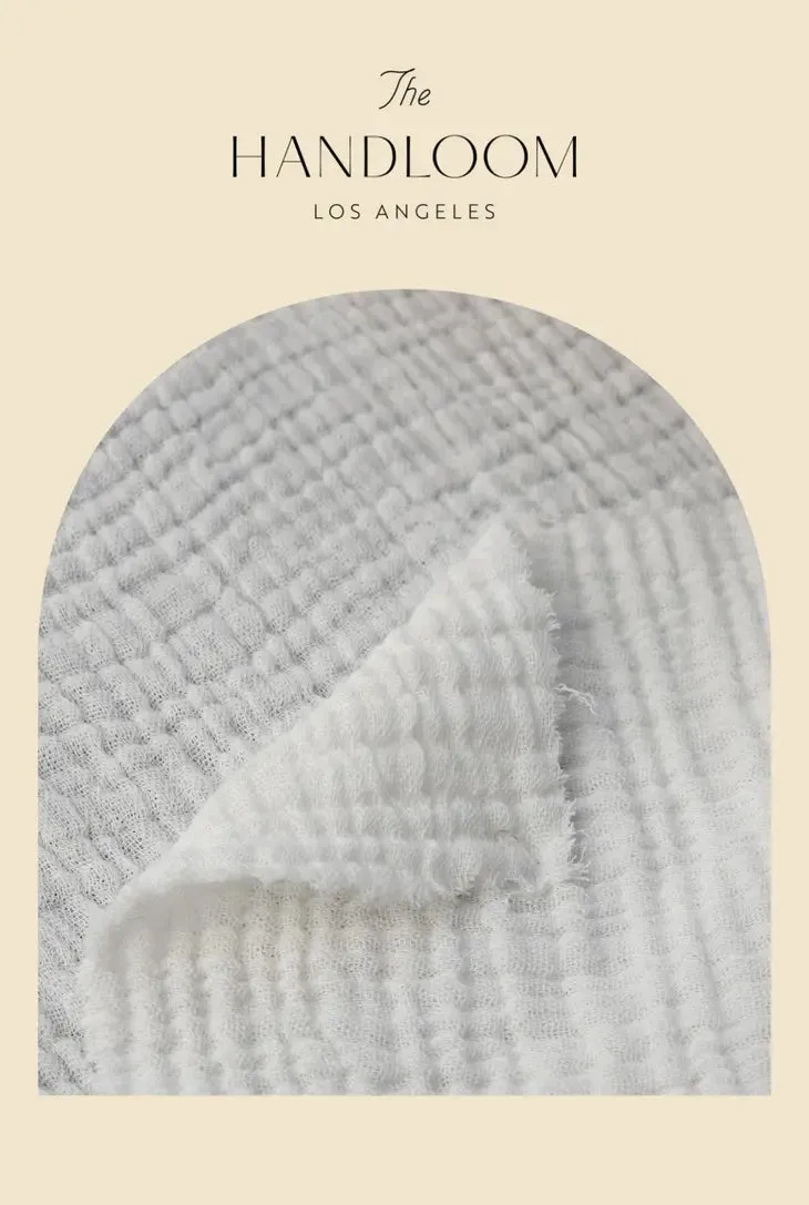 The Handloom Mia Romper White