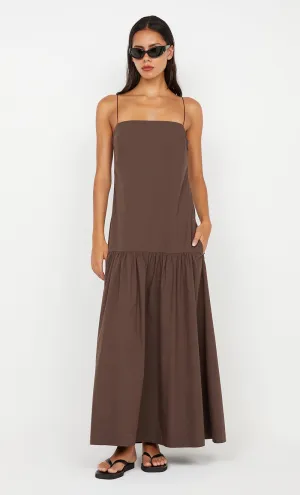 VEDA MAXI DRESS - CHOC