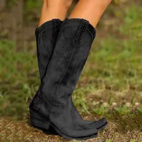 Women country cowgirls boots for bridesmaid dress short boots