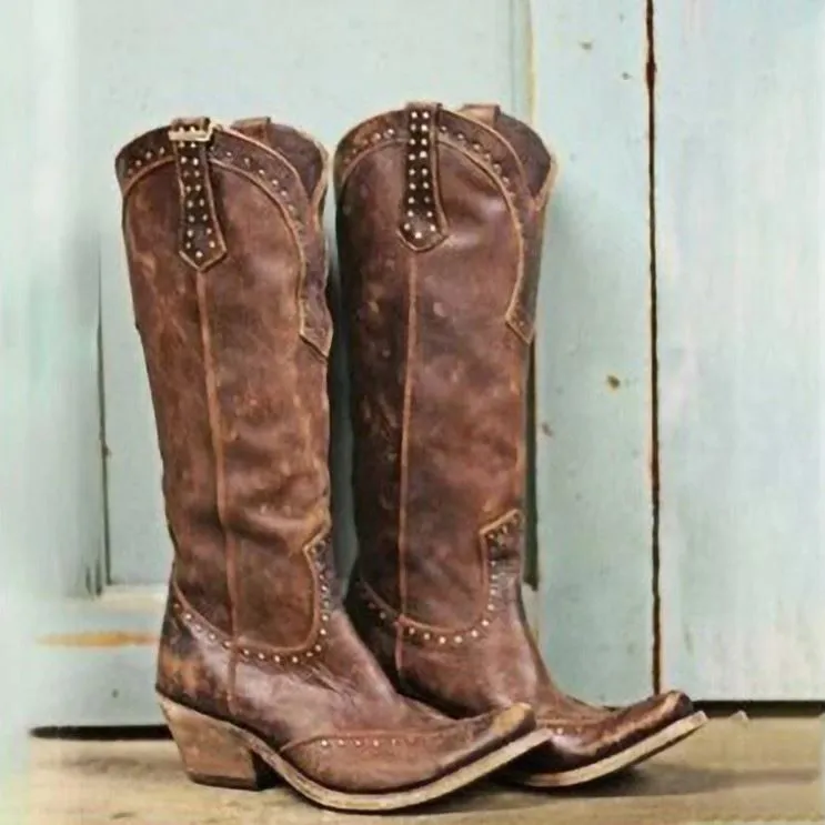 Women country cowgirls boots for bridesmaid dress short boots